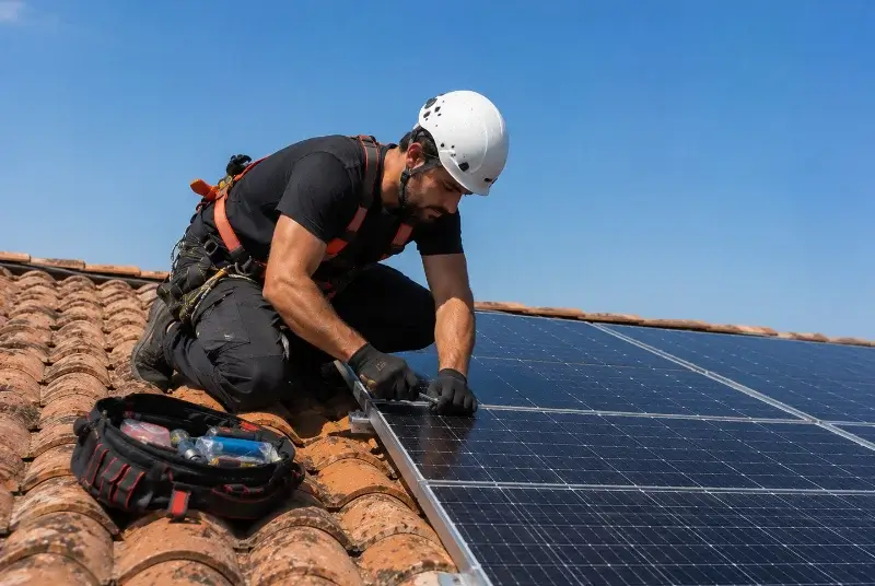 Maintenance et monitoring de panneaux solaires à Dolus-d'Oléron